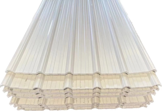 Heat Insulation Anti Corrosion PVC Plastic Roofing Sheet For Carport Factory